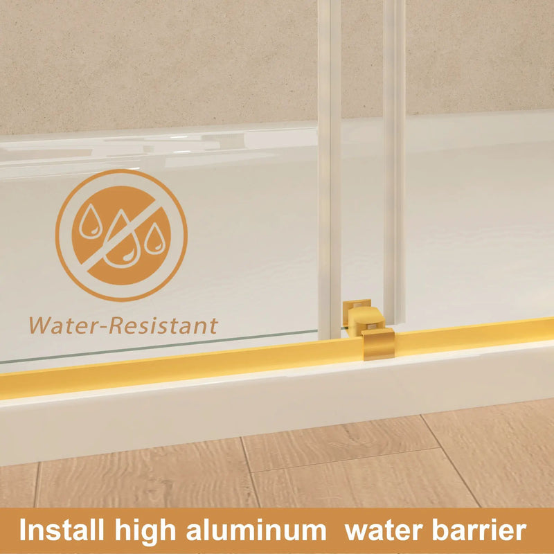 Frameless Sliding Glass Shower Doors by HouseOfZazla