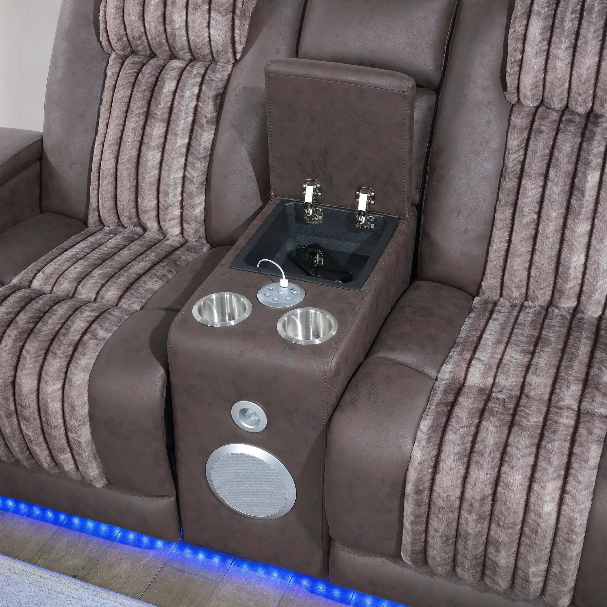 Duran - Power Reclining Loveseat With Power Headrest