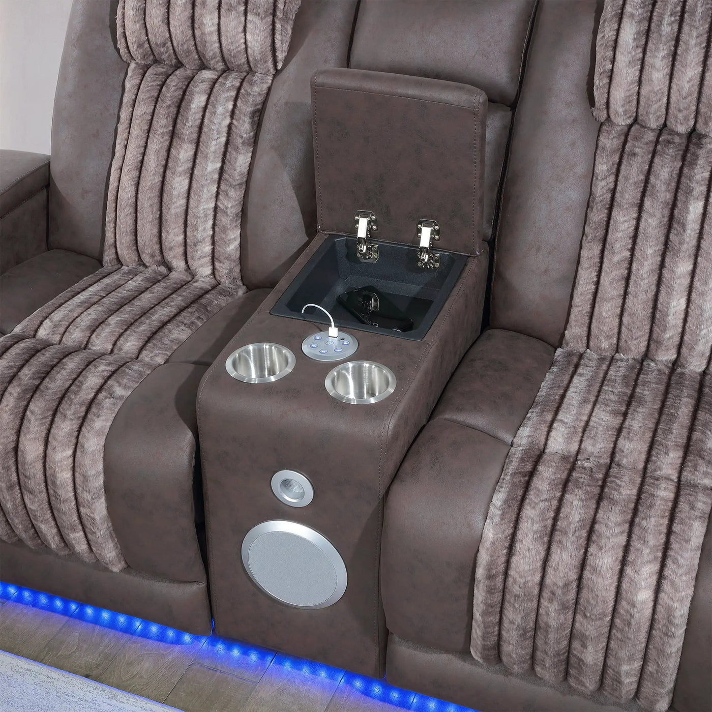 Duran - Power Reclining Set With Power Headrest by HouseOfZazla