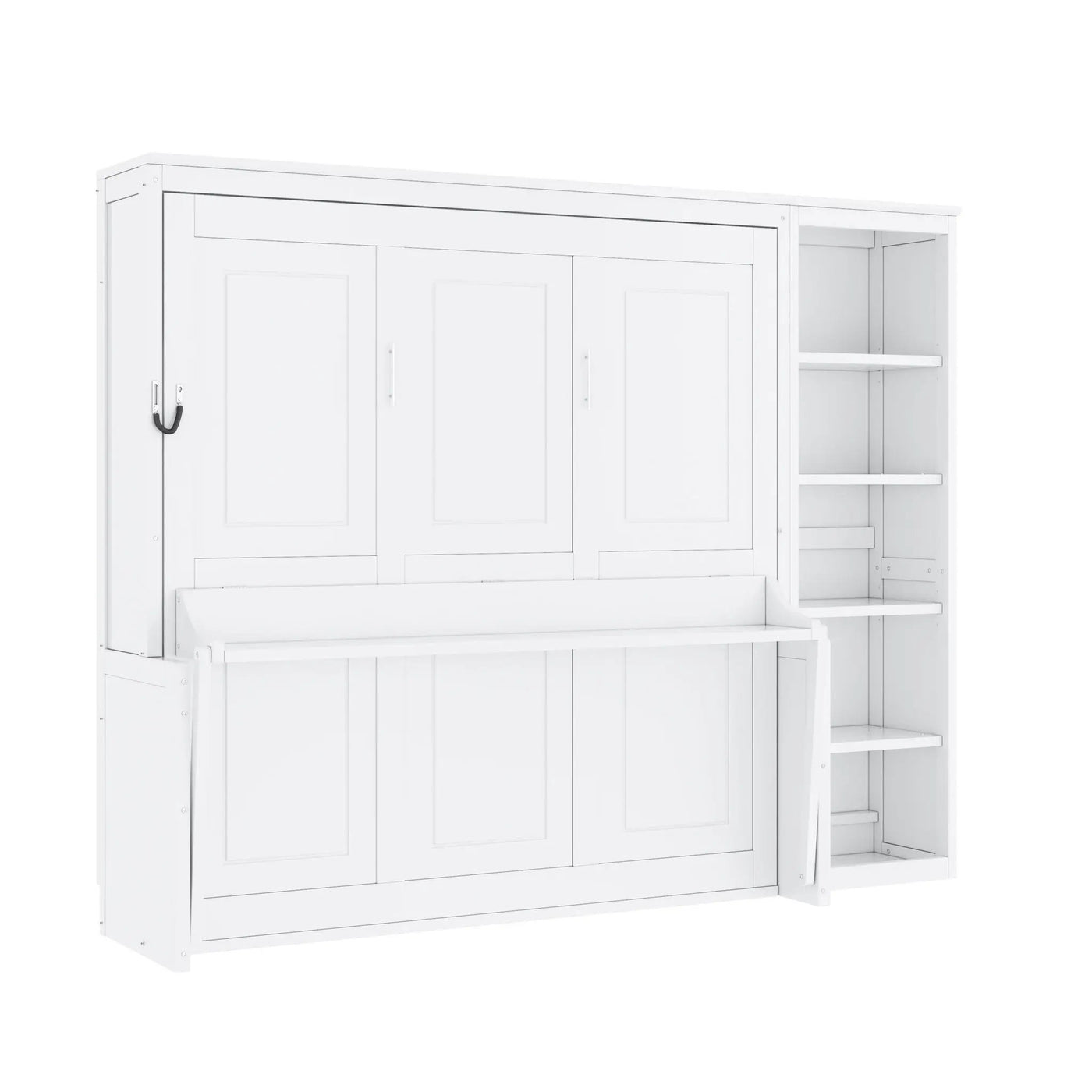 Sturdy Murphy Bed With Desk And Bookshelf by Unique Piece Furniture