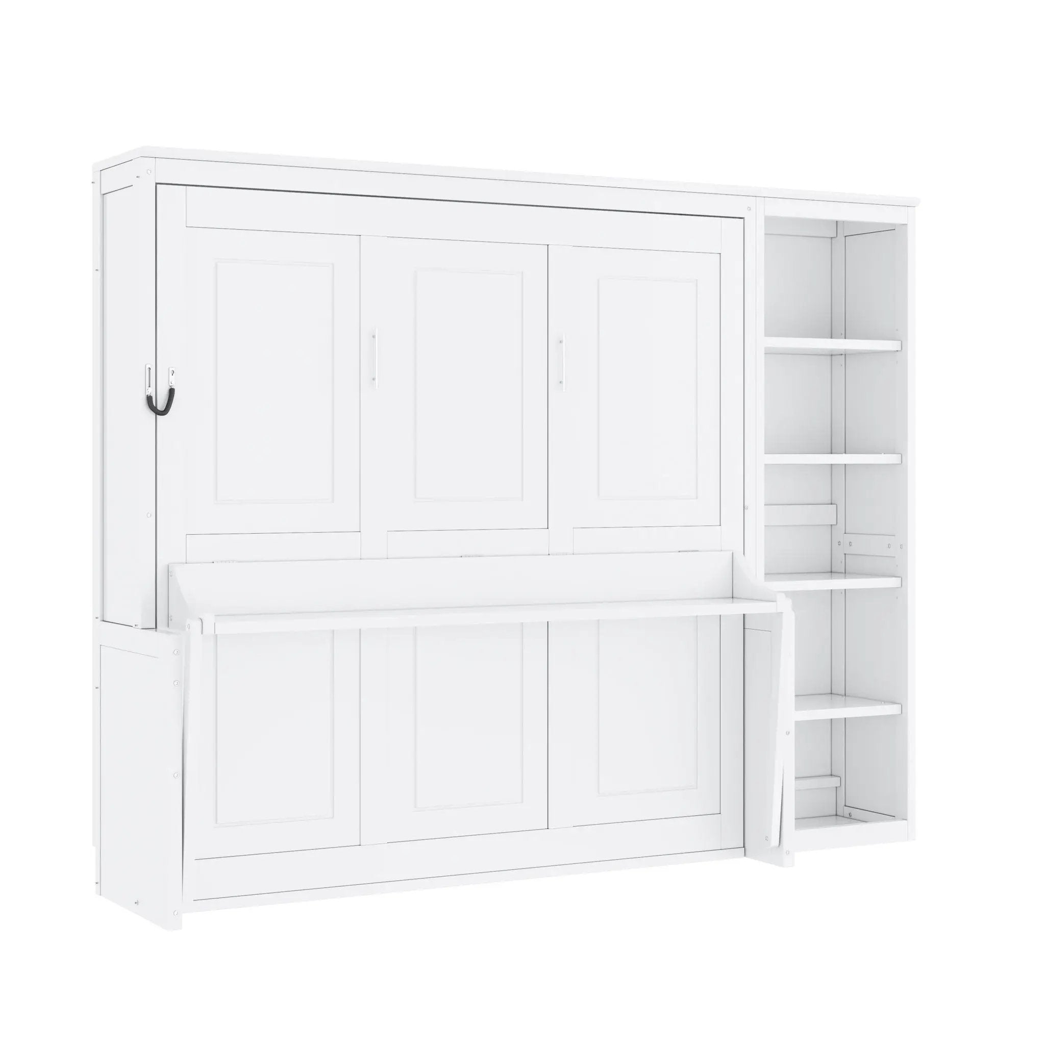 Sturdy Murphy Bed With Desk And Bookshelf by Unique Piece Furniture