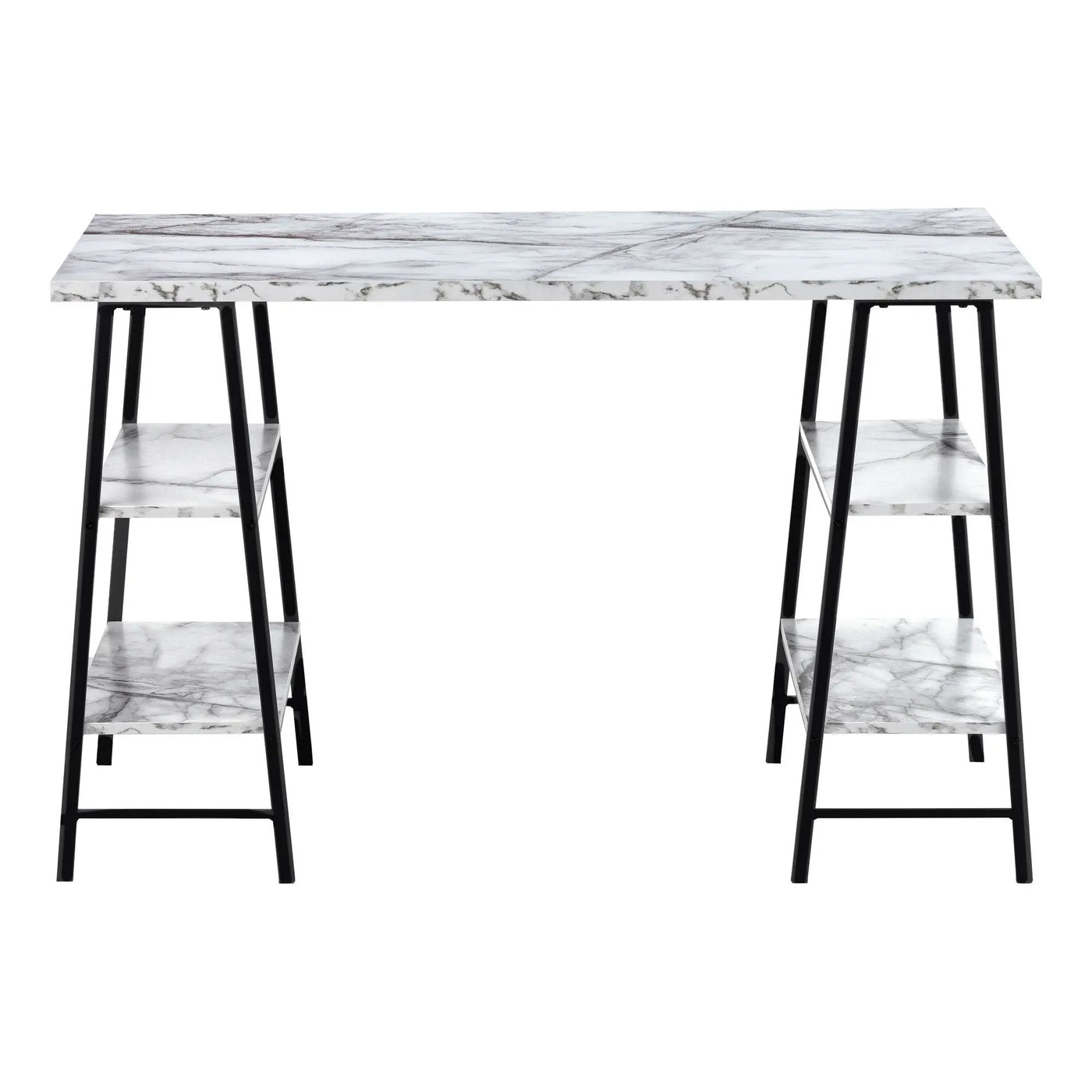 Computer Desk For Home Office, Laptop, Storage Shelves, Contemporary & Modern by Unique Piece Furniture