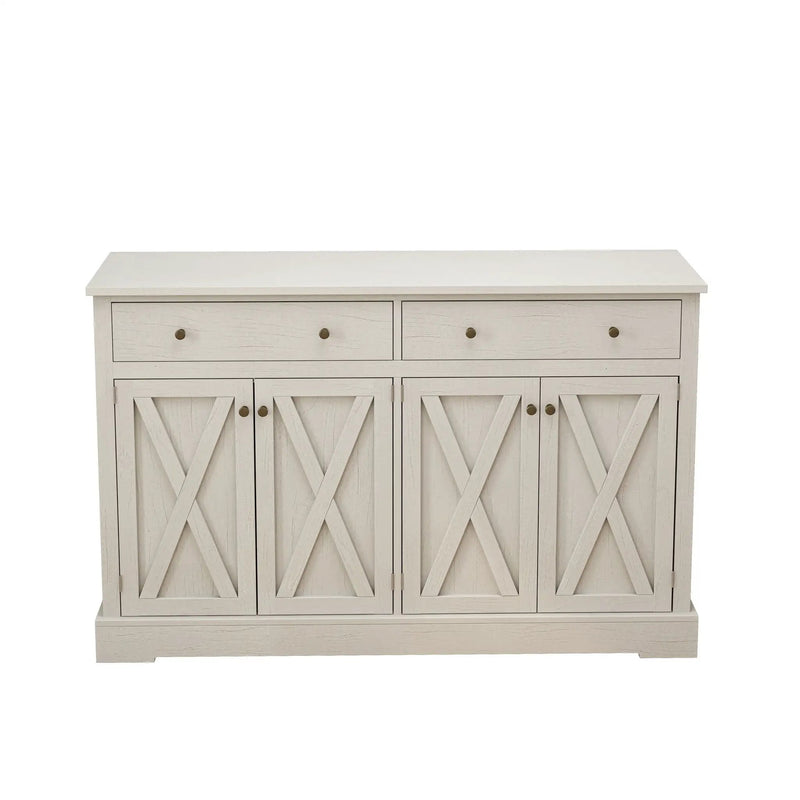 Vintage Sideboard With 2 Drawers And Four Doors For Living Room by HouseOfZazla