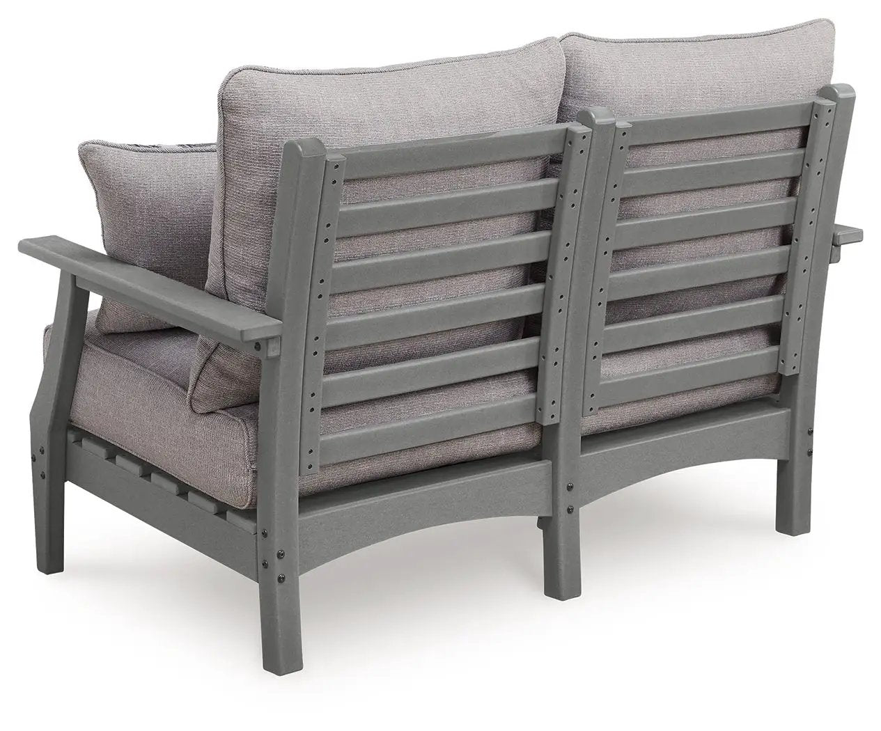 Cove Beach - Loveseat With Cushion - Gray by Unique Piece Furniture