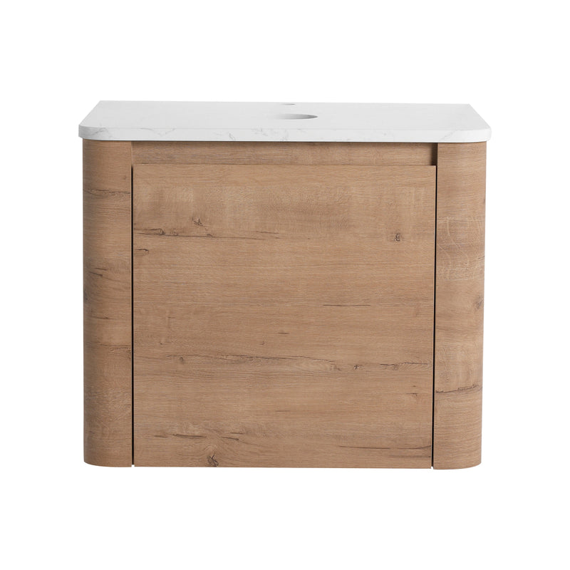 24'' Wall-Mounted Bathroom Vanity with Soft-Close Door by HouseOfZazla