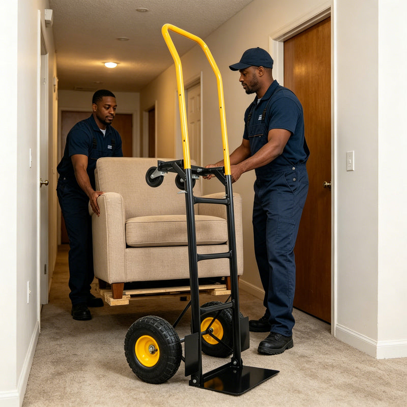 HT1006BK-YL Hand Truck Dual Purpose Cart by HouseOfZazla