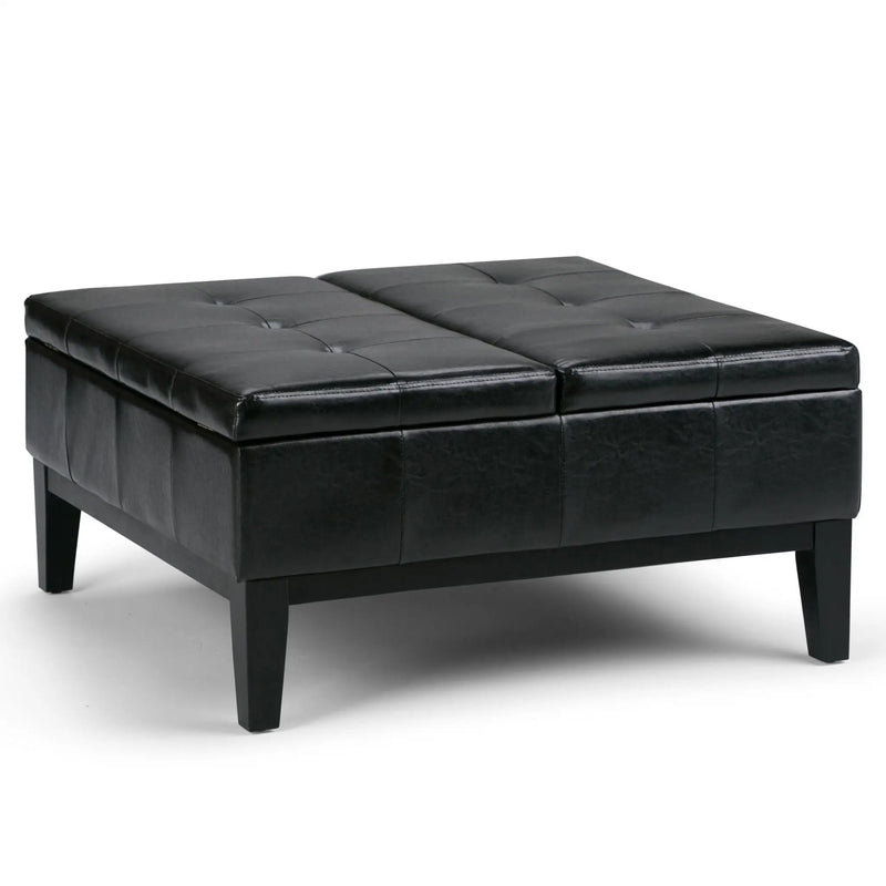 Dover - Multifunctional Lift Top Coffee Table Storage Ottoman by HouseOfZazla