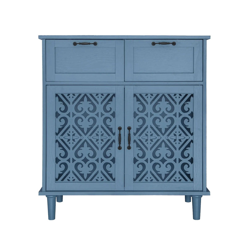 2 Door 2 Drawer Elegant Cabinet by Unique Piece Furniture