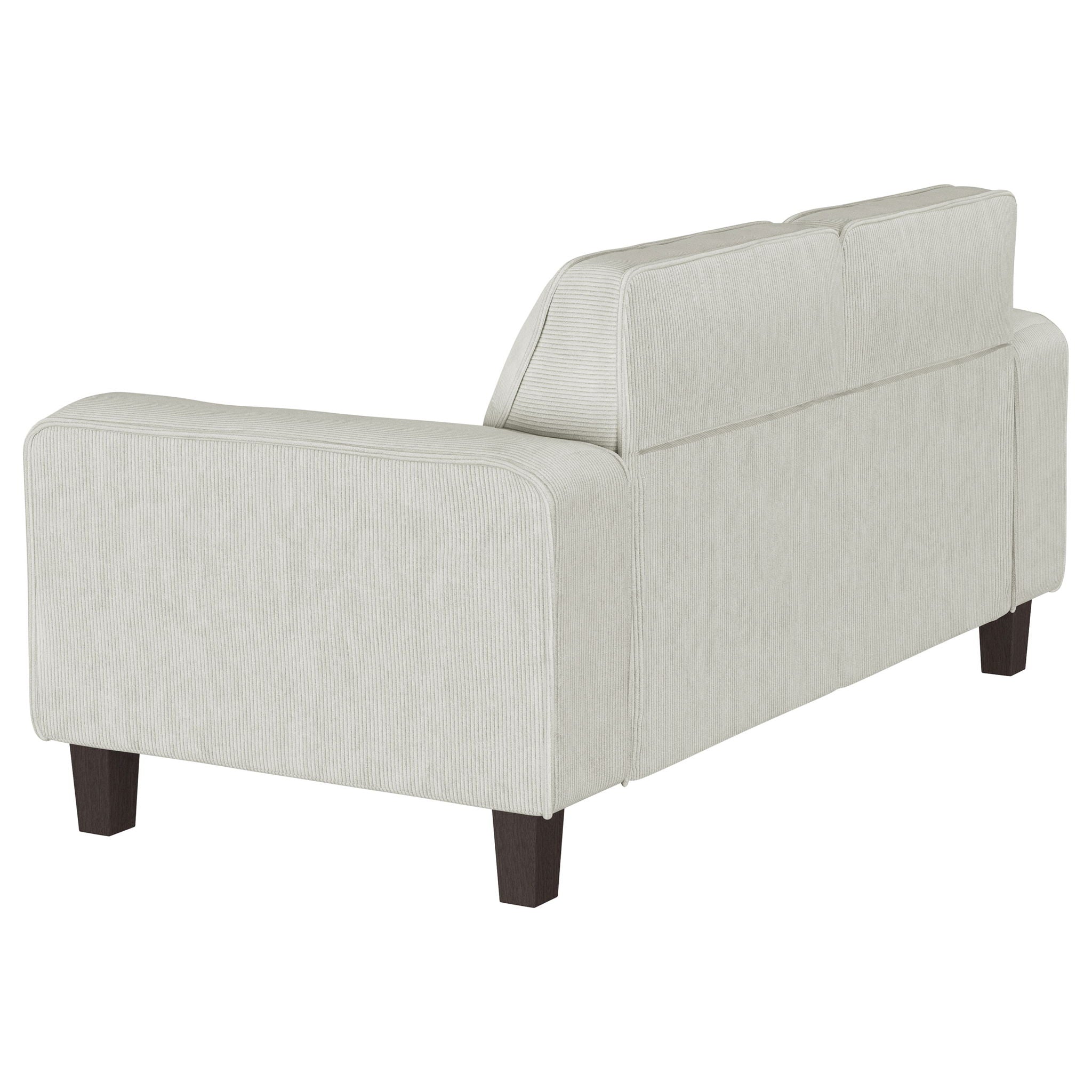 Xana - 2 Piece Upholstered Track Arm Sofa Set - Greige by HouseOfZazla