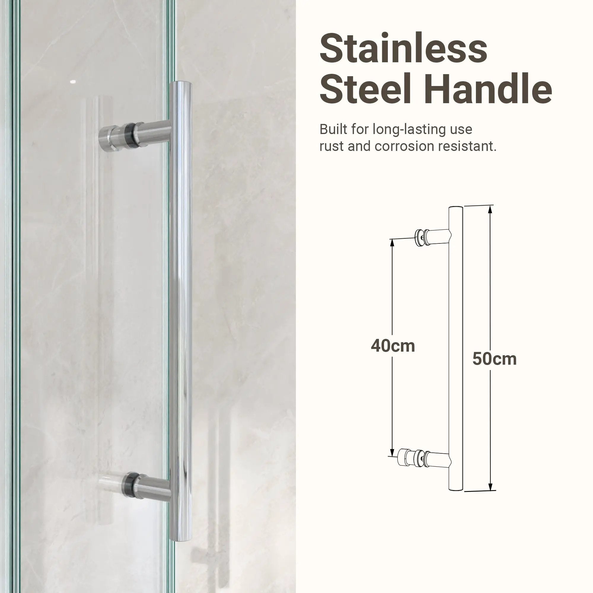 56-60"W x 72"H Frameless Single Sliding Shower Door by HouseOfZazla