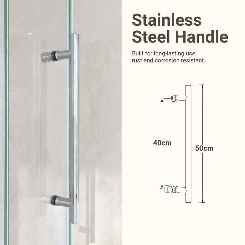 56-60"W x 72"H Frameless Single Sliding Shower Door by HouseOfZazla