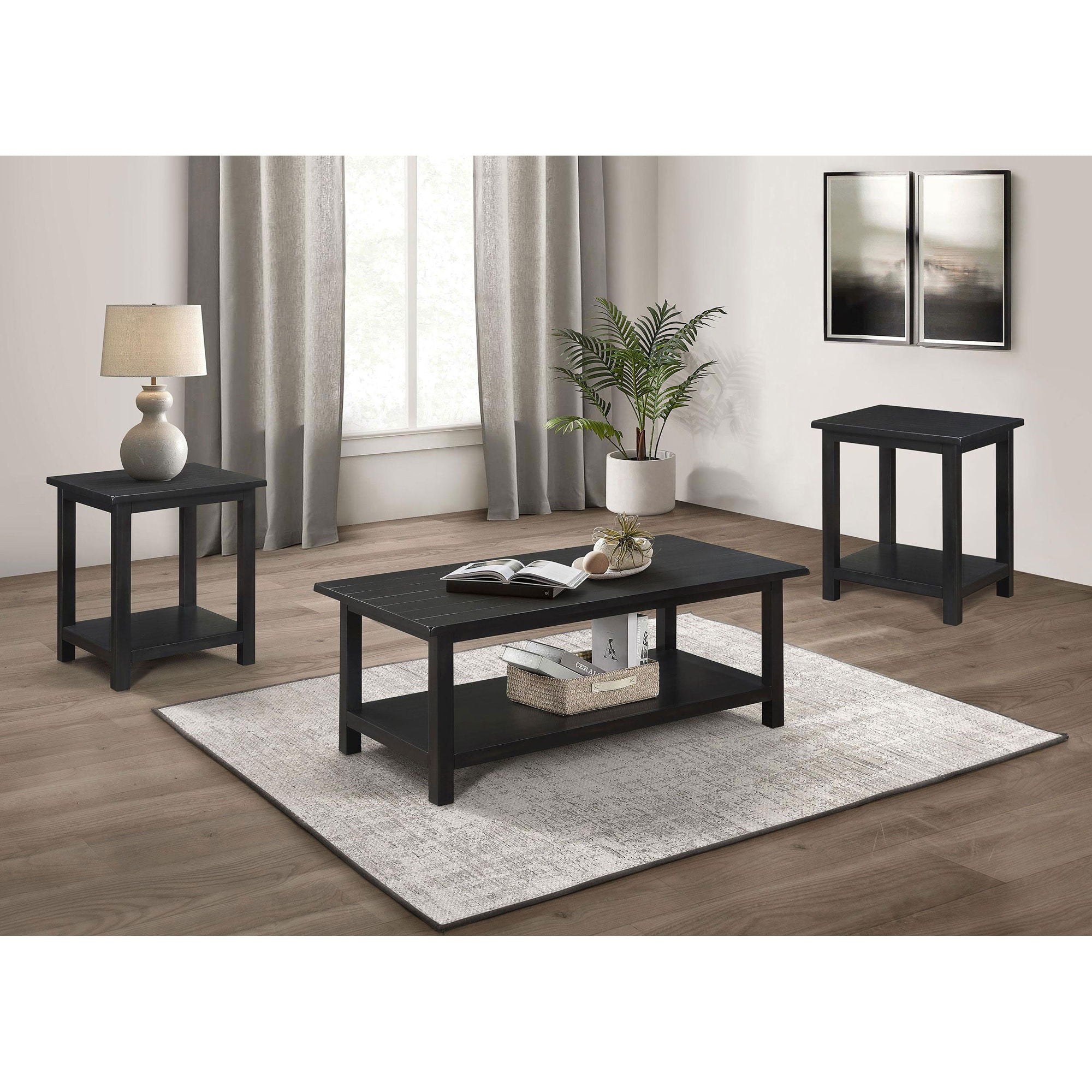Castleton - Coffee And End Table Set With Storage by HouseOfZazla