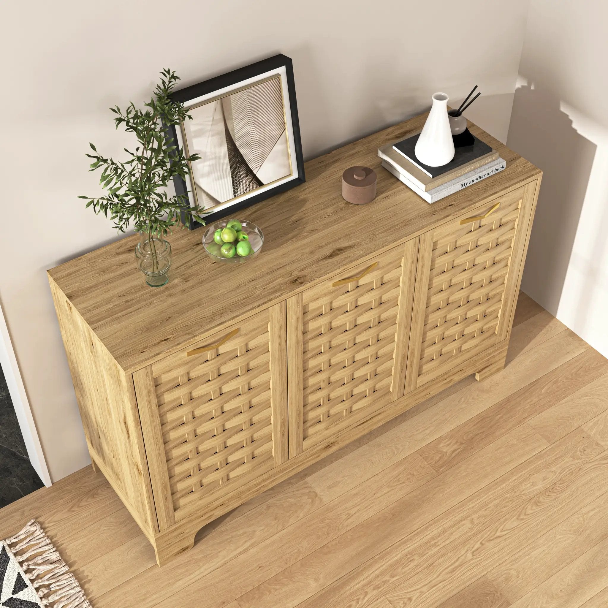 Storage Cabinet with 3 Doors by HouseOfZazla