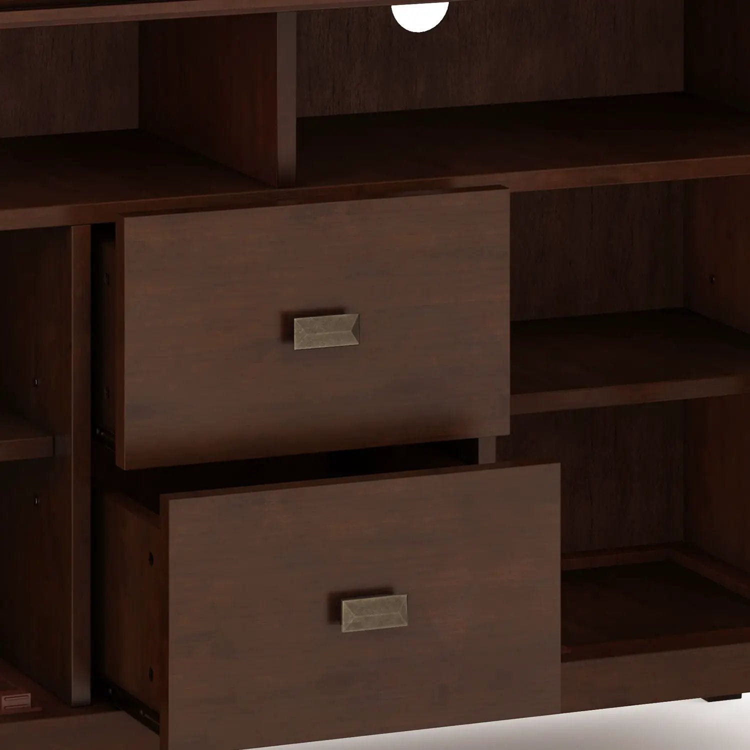 Artisan - TV Media Stand, Handcrafted - Russet Brown by Unique Piece Furniture