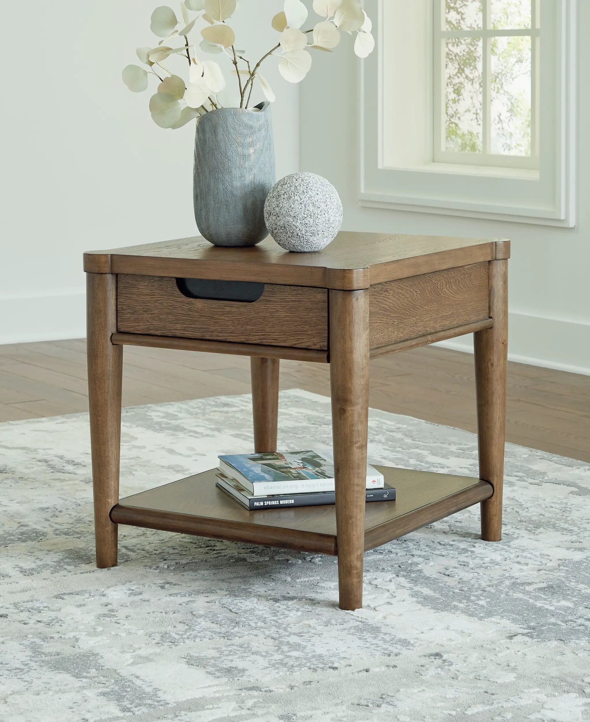 Roanhowe - Rectangular End Table - Brown by Unique Piece Furniture