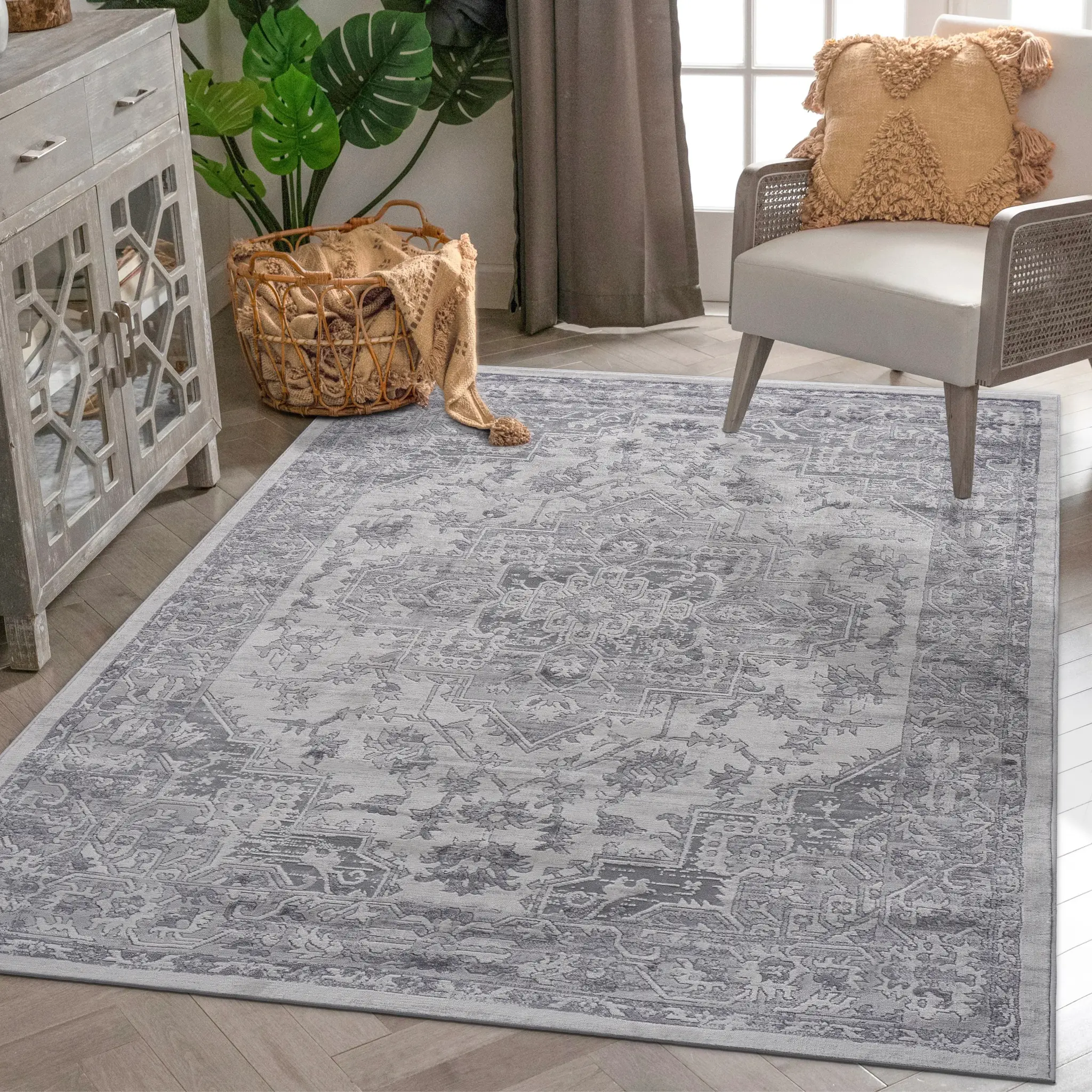 Marfi Collection 7.9x10 Area Rug by HouseOfZazla