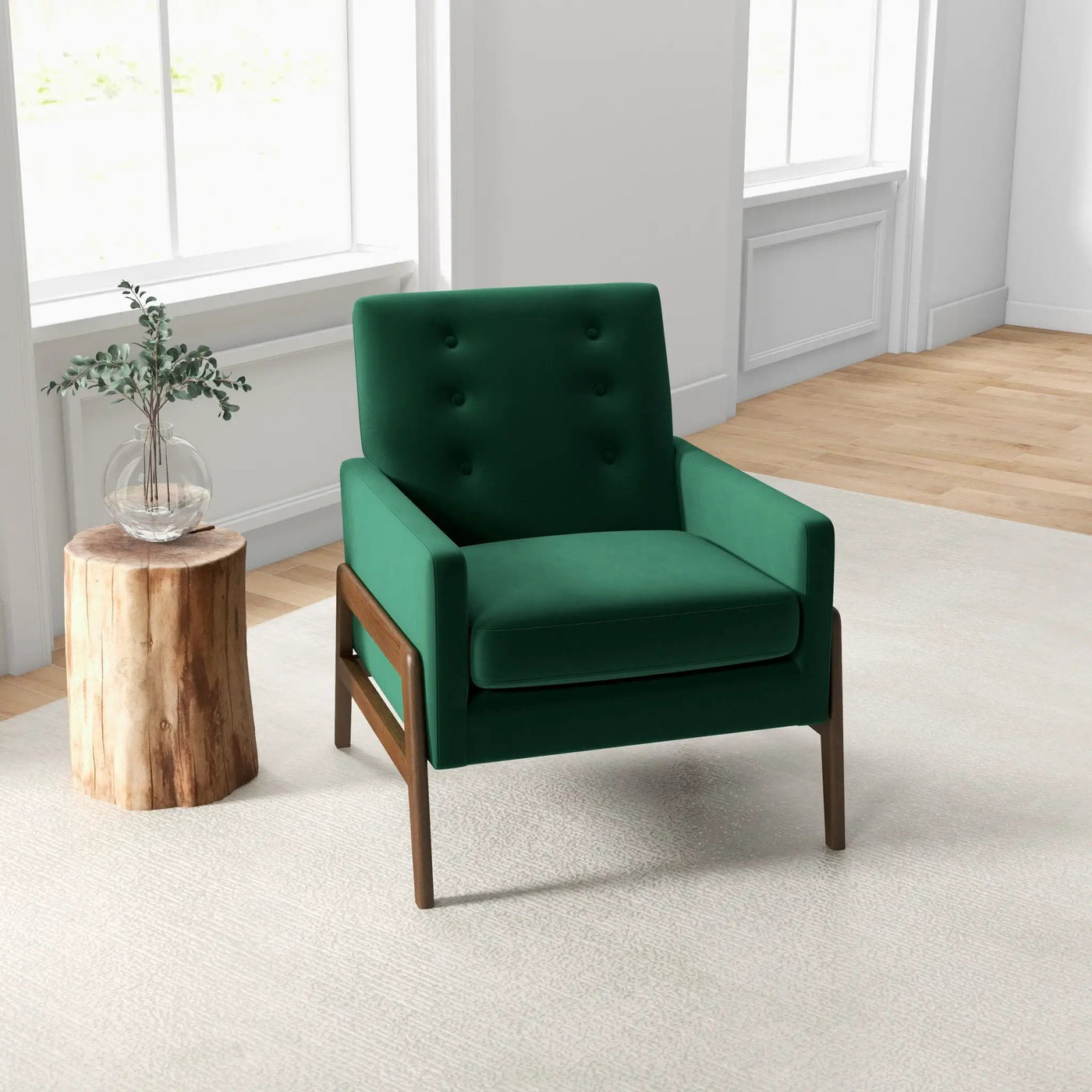 Cole - Solid Wood Lounge Chair by HouseOfZazla