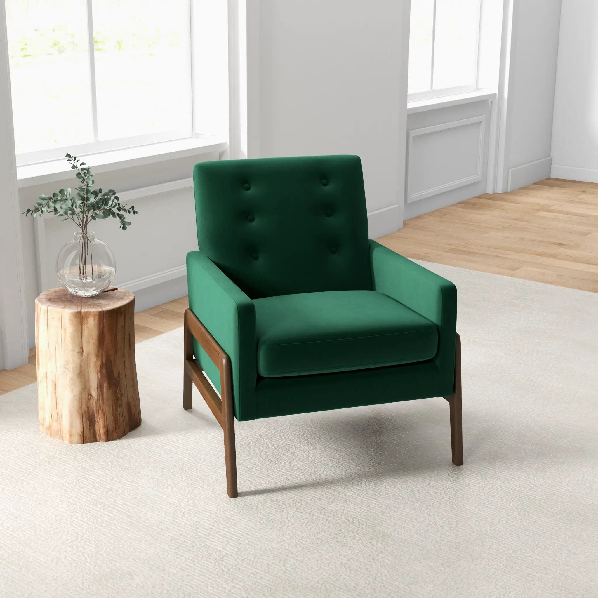 Cole - Solid Wood Lounge Chair by HouseOfZazla