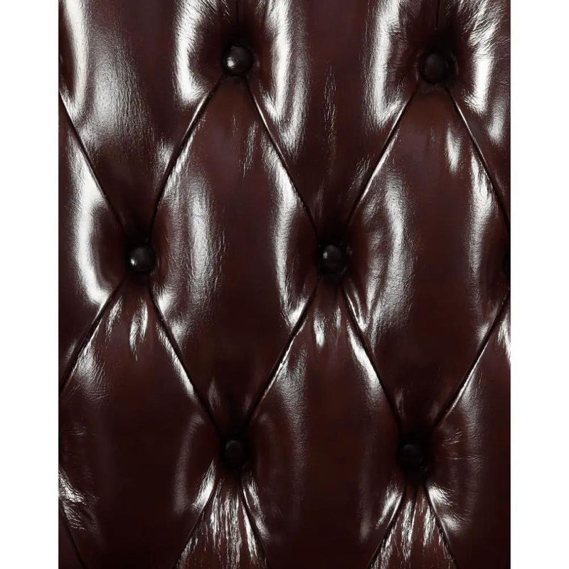 Forsythia - Chair - Espresso Top Grain Leather Match & Walnut by Unique Piece Furniture