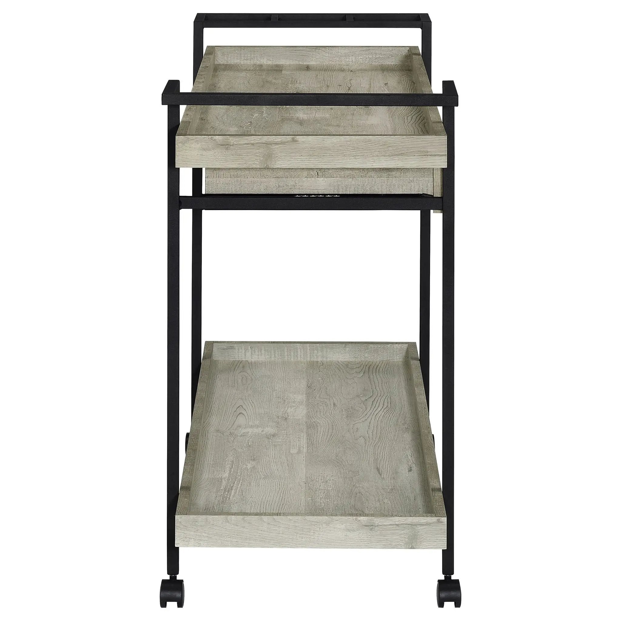 Begonia - 1 Drawer Cart - Driftwood