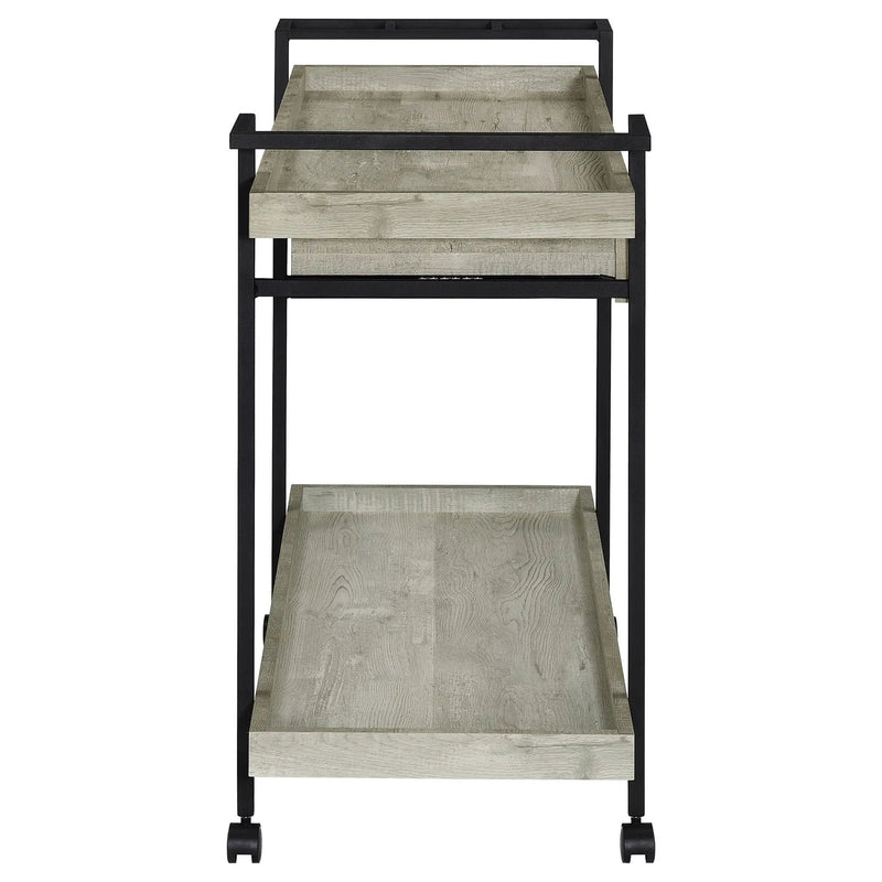 Begonia - 1 Drawer Cart - Driftwood