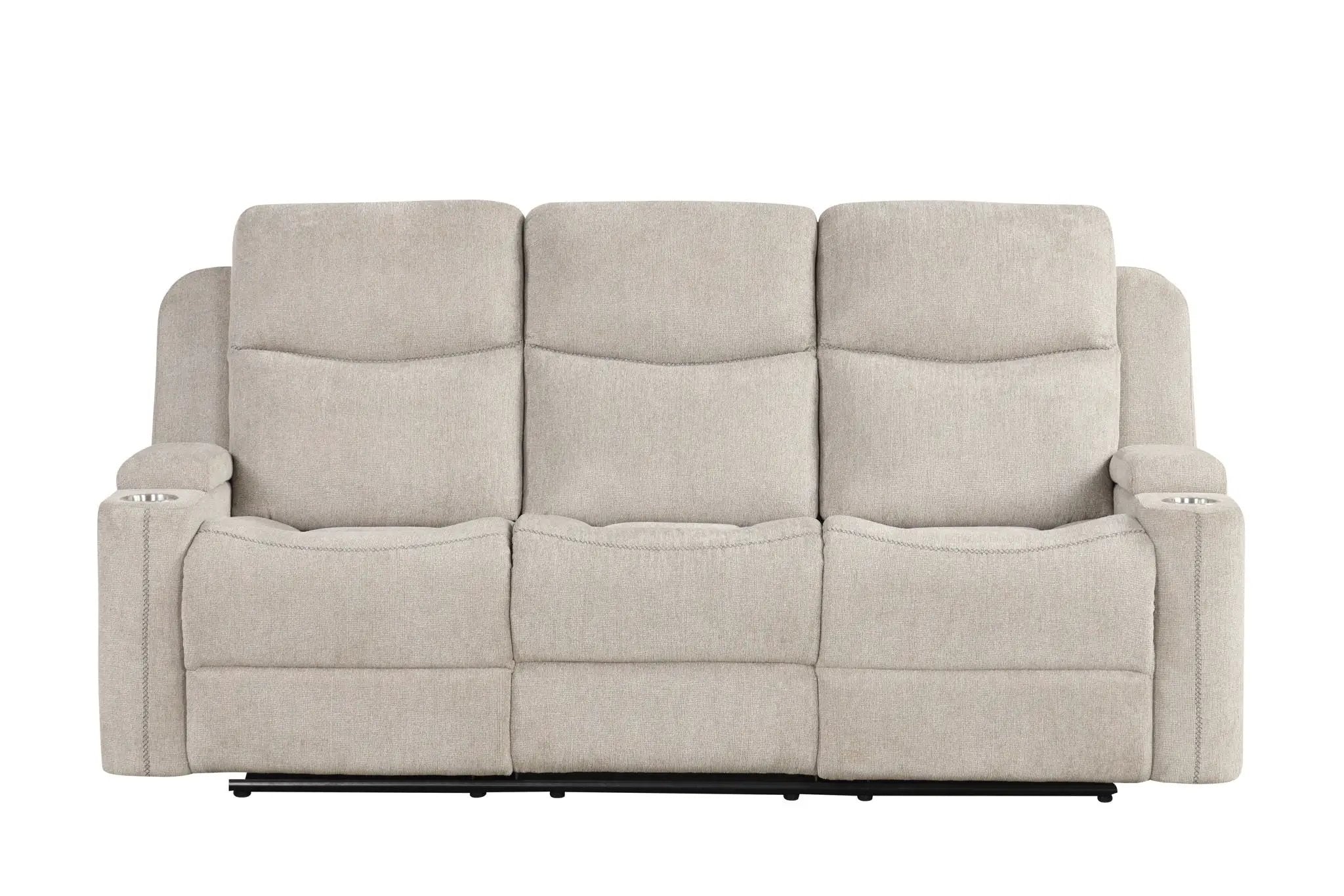 Galya - Motion Sofa - Light Gray by Unique Piece Furniture
