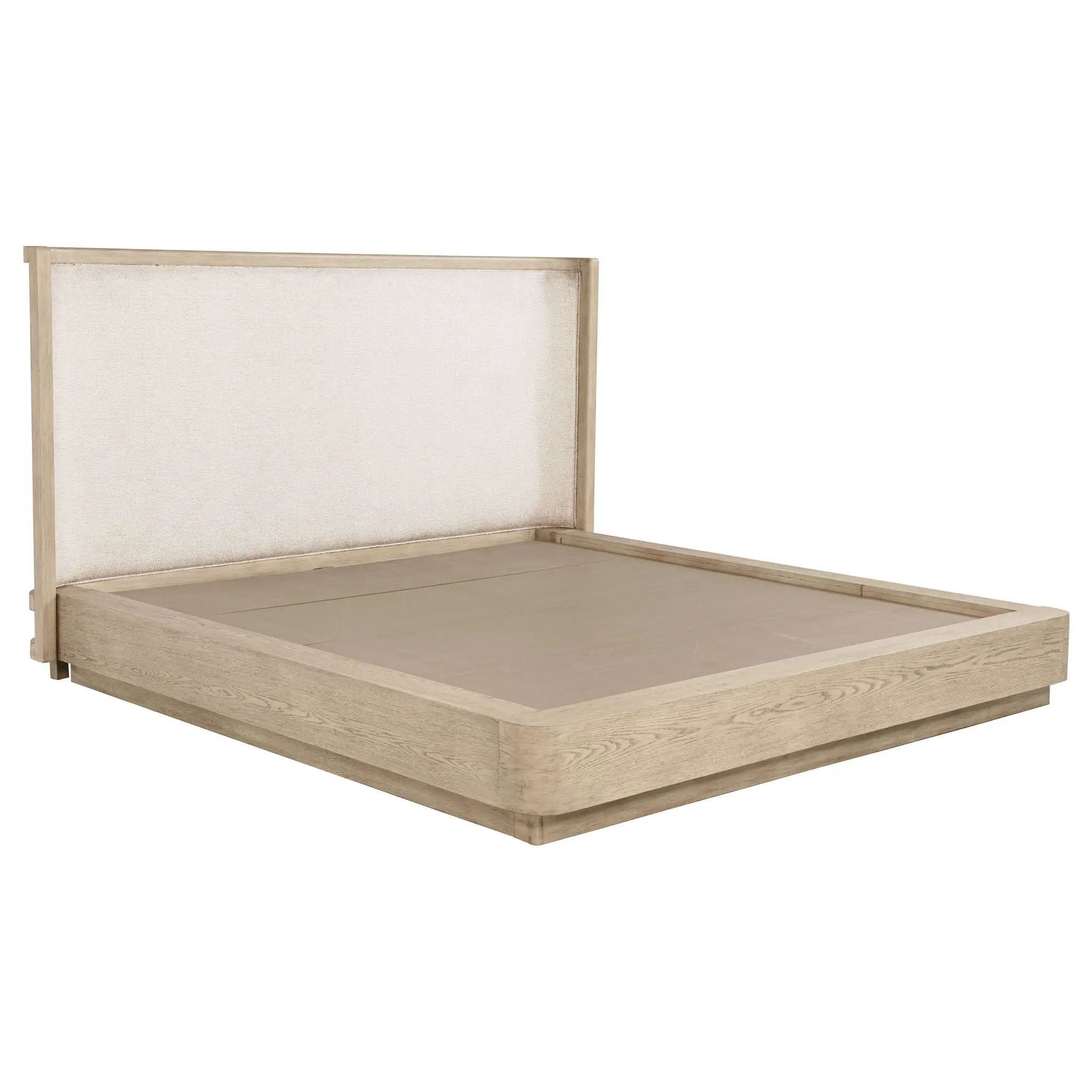 Kailani 52-inch California King Wingback Bed Beige Oak by Unique Piece Furniture