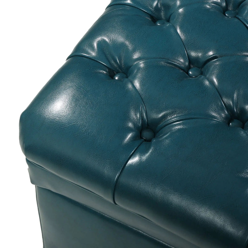 Juliana Storage Ottoman With Birch Legs by HouseOfZazla