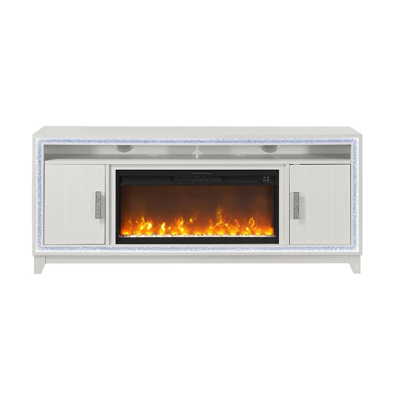 Almera - Fireplace With Adjustable Temperature And LED Options by Unique Piece Furniture