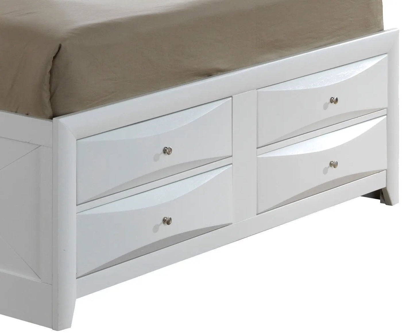 Modern Design Storage Bed With Bookcase Headboard by Unique Piece Furniture
