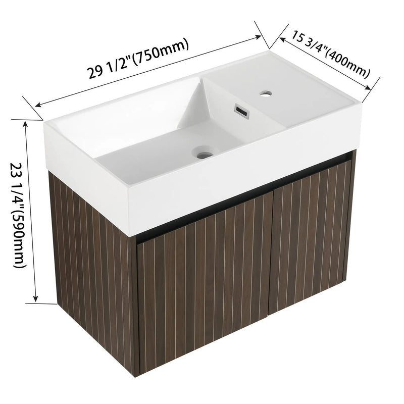 30 Inch Bathroom Cabinet With Sink, photo 7 of 10