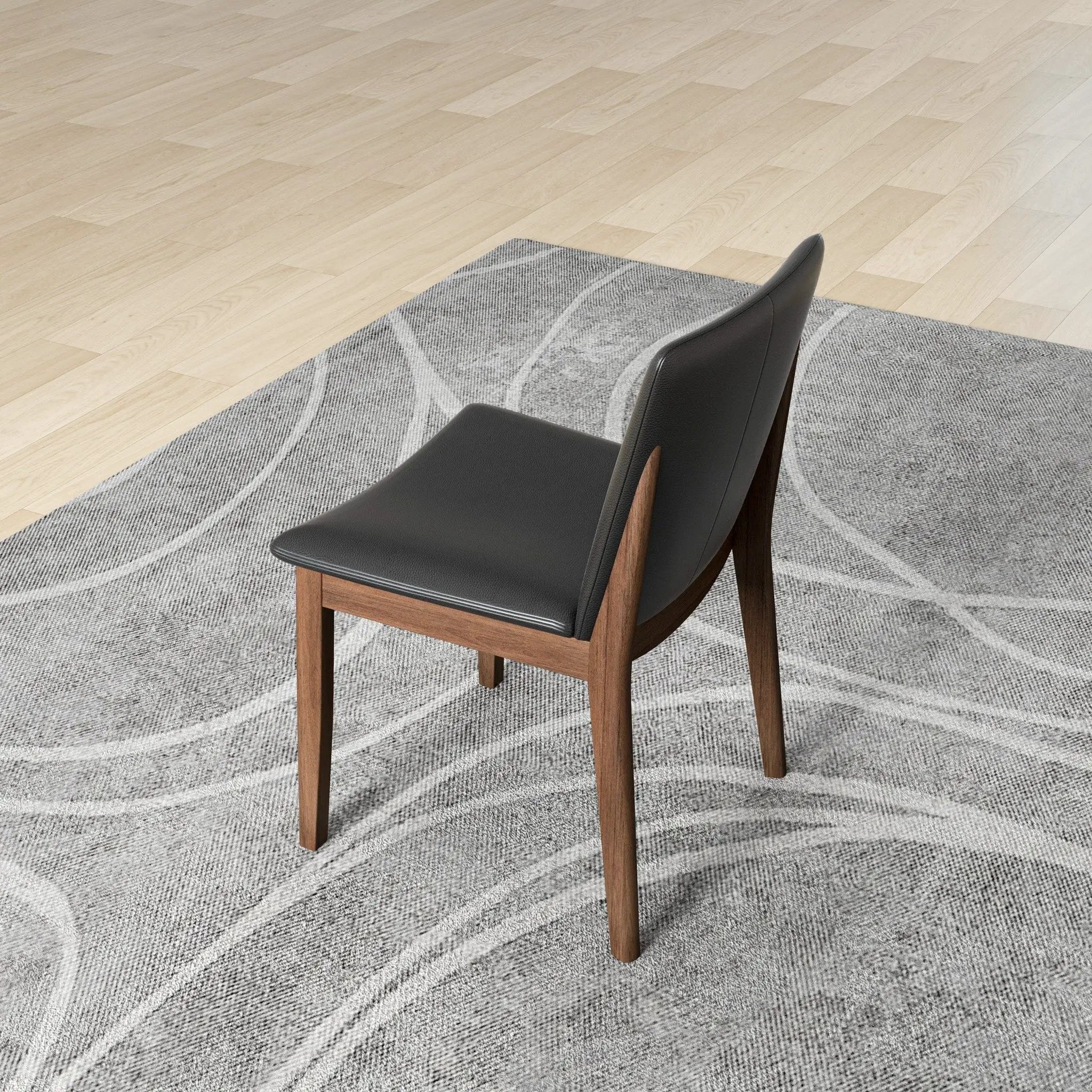 Laura - Mid-Century Modern Solid Wood Dining Chair (Set of 2) by Unique Piece Furniture