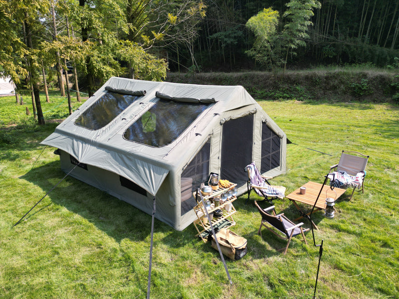 9.8 x 13ft Inflatable Camping Tent with Hand Pump by HouseOfZazla