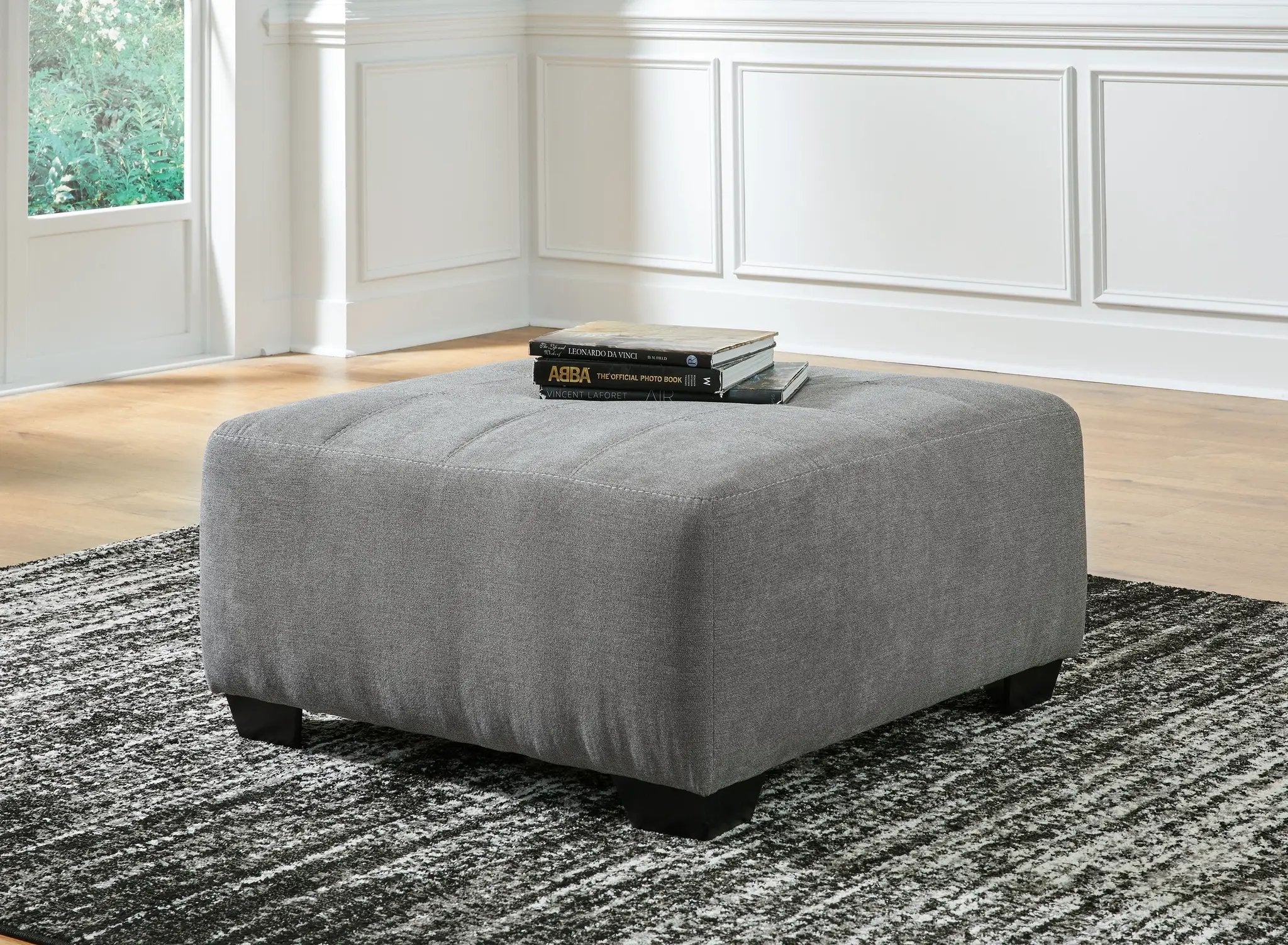 Birkdale Court - Oversized Accent Ottoman - Gray by Unique Piece Furniture