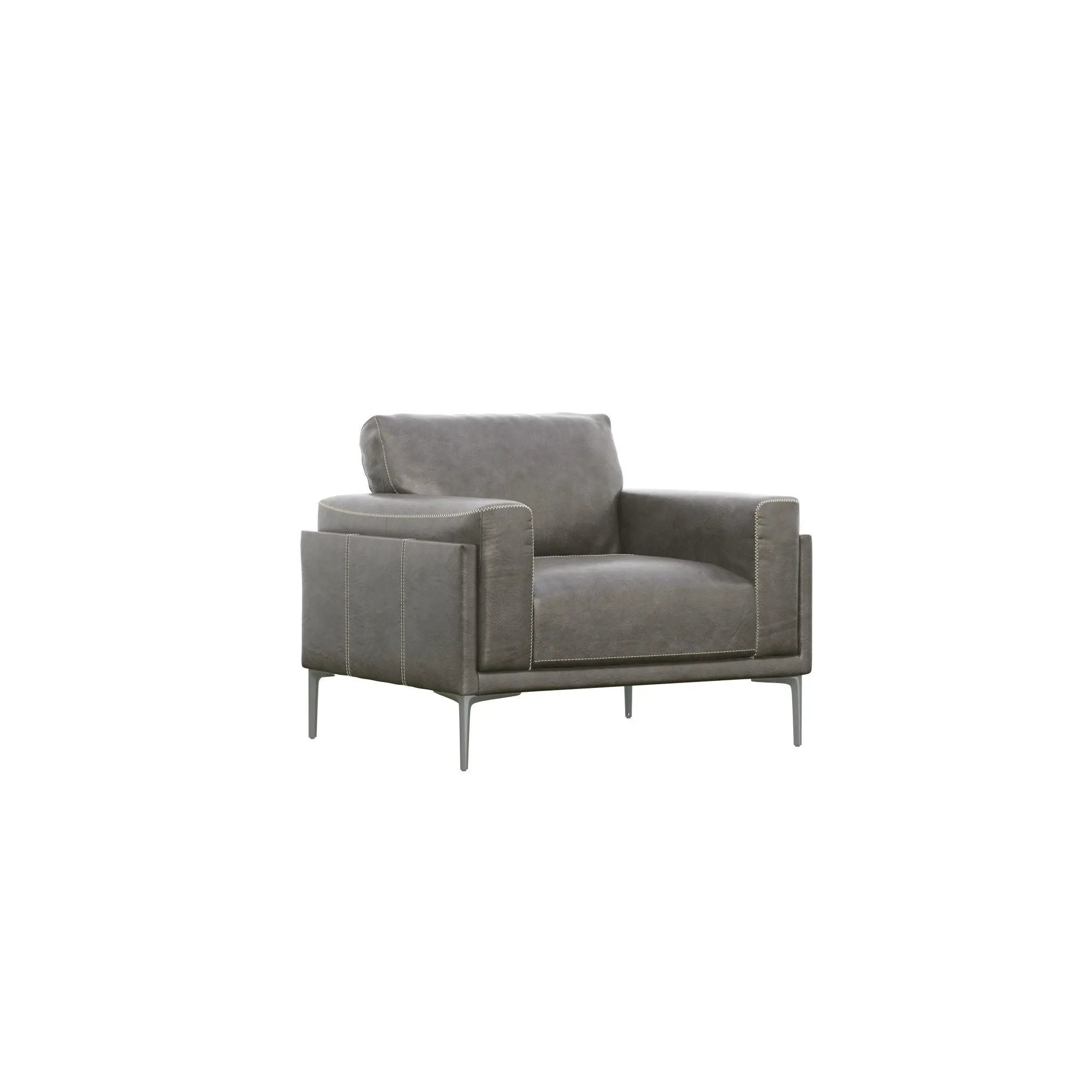 Transitional Fabric Chair - Dark Gray by HouseOfZazla