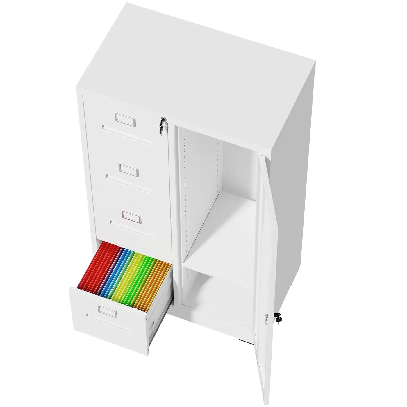 Storage Vertical Filing Cabinet With Lock by HouseOfZazla