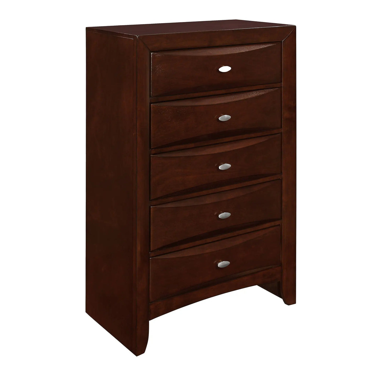 Lucille - 5 Piece Bedroom Set With Storage Drawers And Bookcase Headboard by Unique Piece Furniture