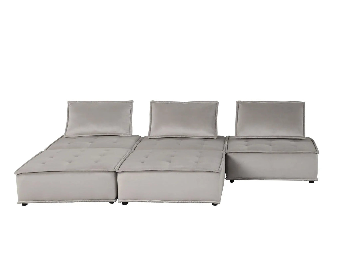 Anna - Stylish Sectional Sofa Ottoman by HouseOfZazla