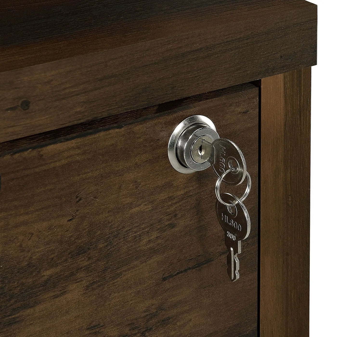 Geary - 3 Shelf Bookcase With USB Charging And Lockable Top Drawer by HouseOfZazla