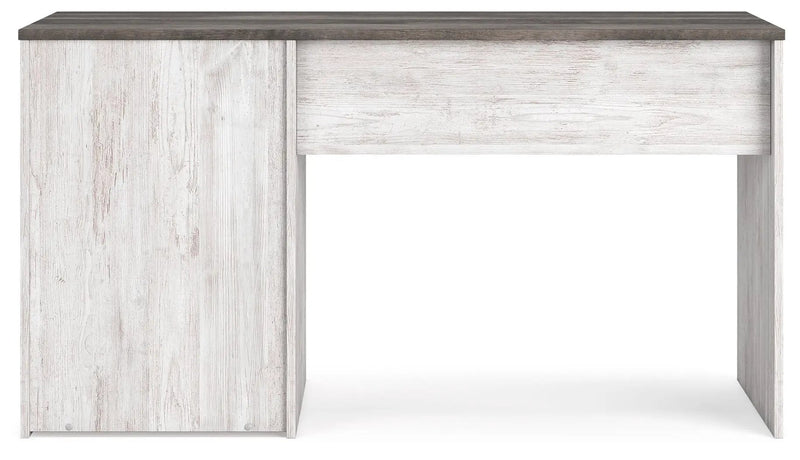 Shawburn - Home Office Desk - White / Dark Charcoal Gray by Unique Piece Furniture