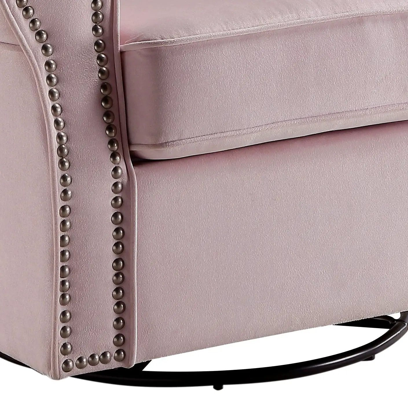 Tamaki - Glider Chair With Swivel - Pink by Unique Piece Furniture