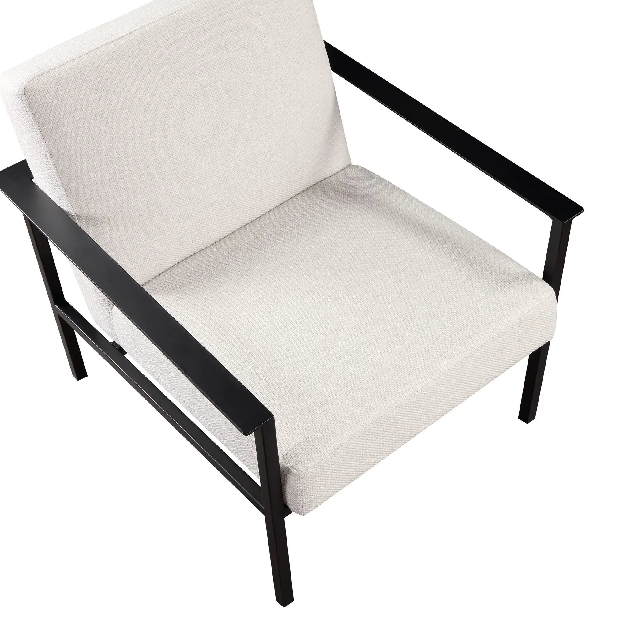 Millie - Stationary Accent Chair - Off White by HouseOfZazla