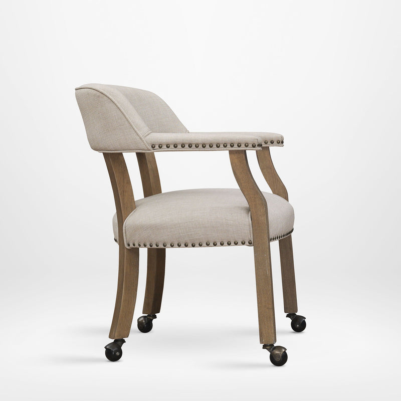 Monroe - Dining And Game Chair - Beige by HouseOfZazla
