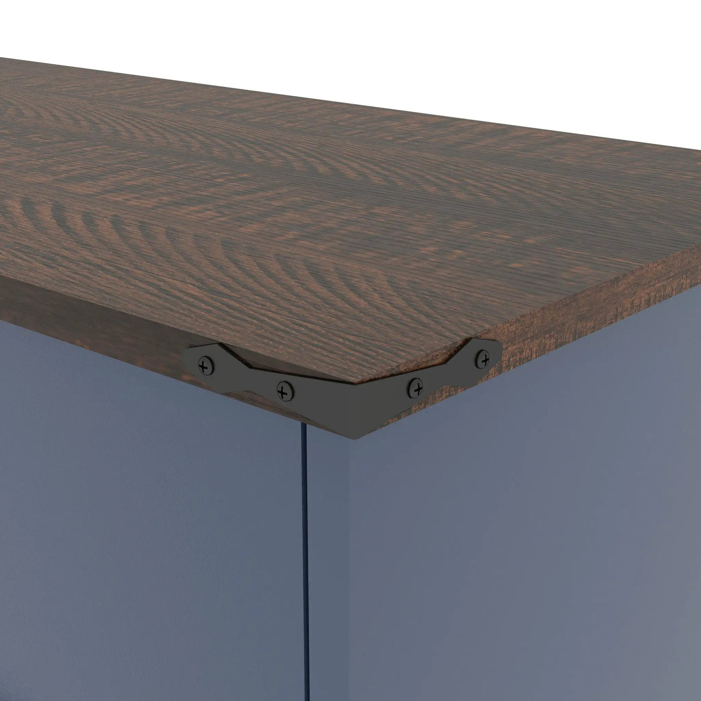 Double Tilt Out Trash Cabinet With Hideaway Drawer And Barn Door Style by HouseOfZazla