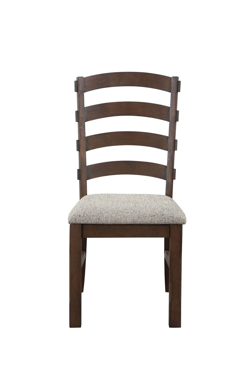 Pascaline - Rustic Side Chair (Set of 2) - Gray / Brown by Unique Piece Furniture