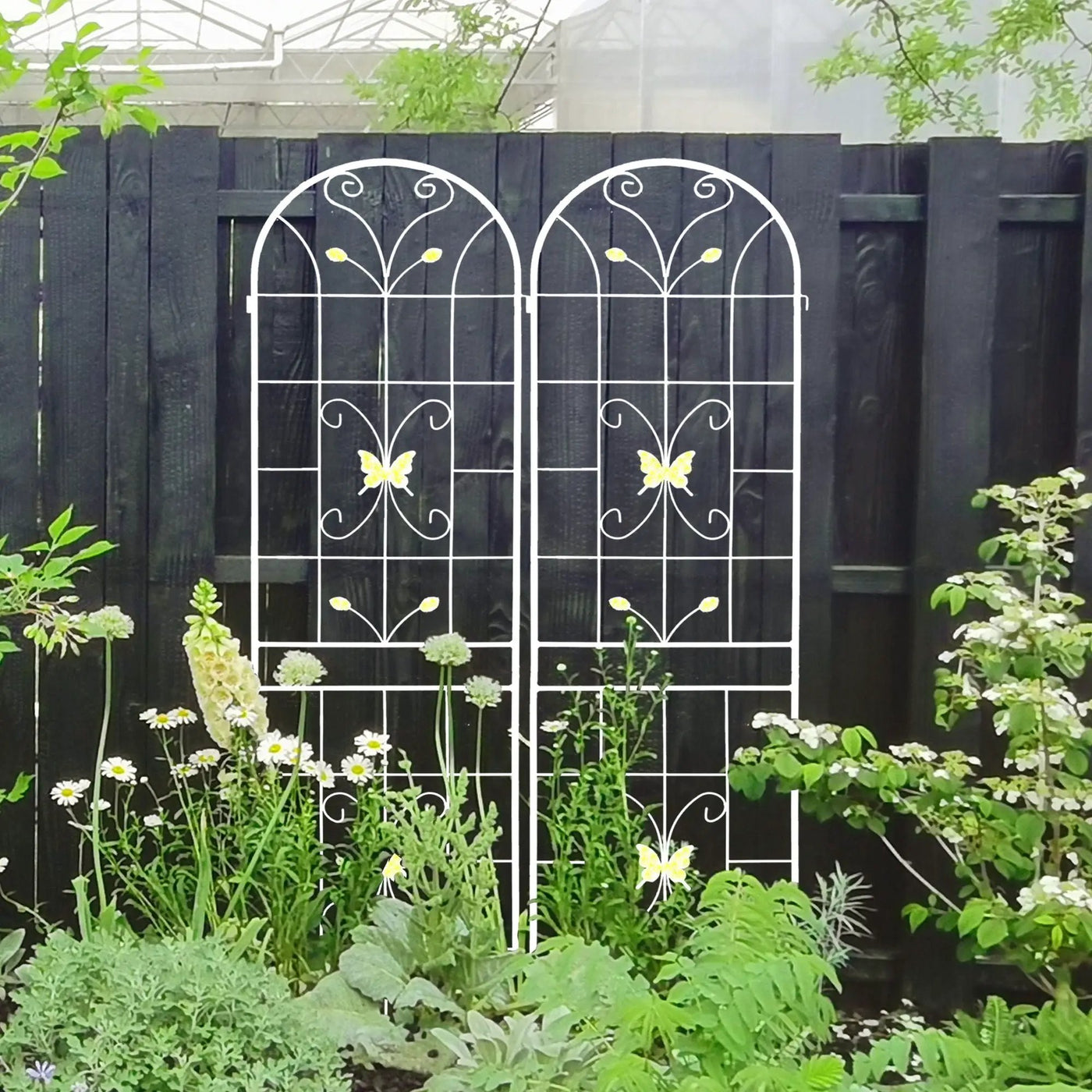 Garden Metal Trellis Rustproof Trellis For Climbing Plants Outdoor Flower Support by Unique Piece Furniture