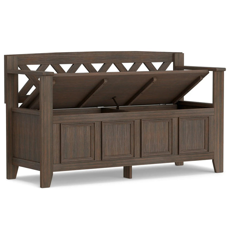 Amherst - Handcrafted Entryway Storage Bench by Unique Piece Furniture