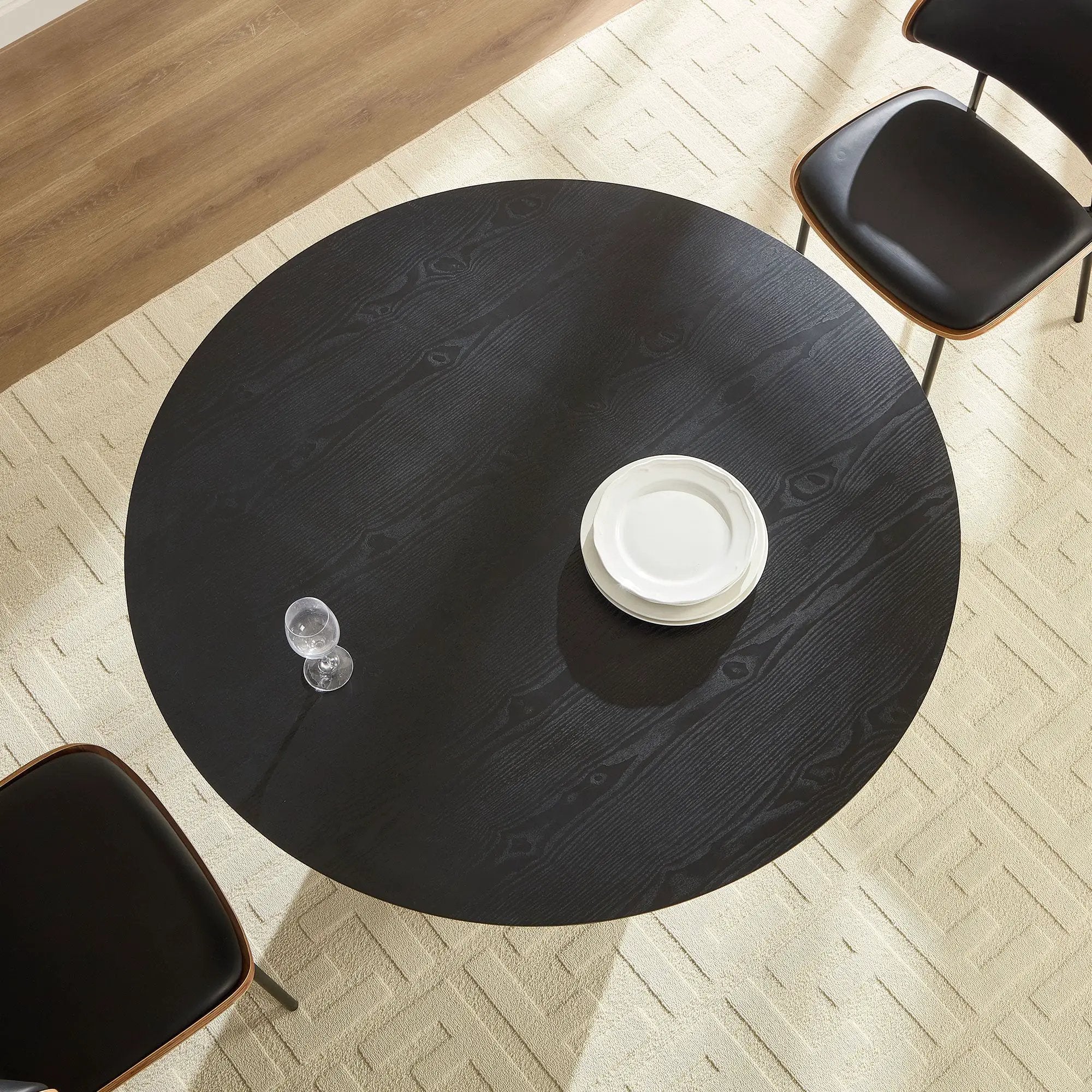 46.45 Inch MDF Dining Table for Dining Room by HouseOfZazla