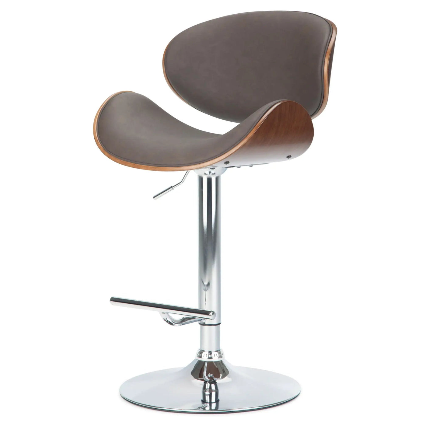 Marana - Multifunctional Handcrafted Bentwood Adjustable Swivel Bar Stool by HouseOfZazla