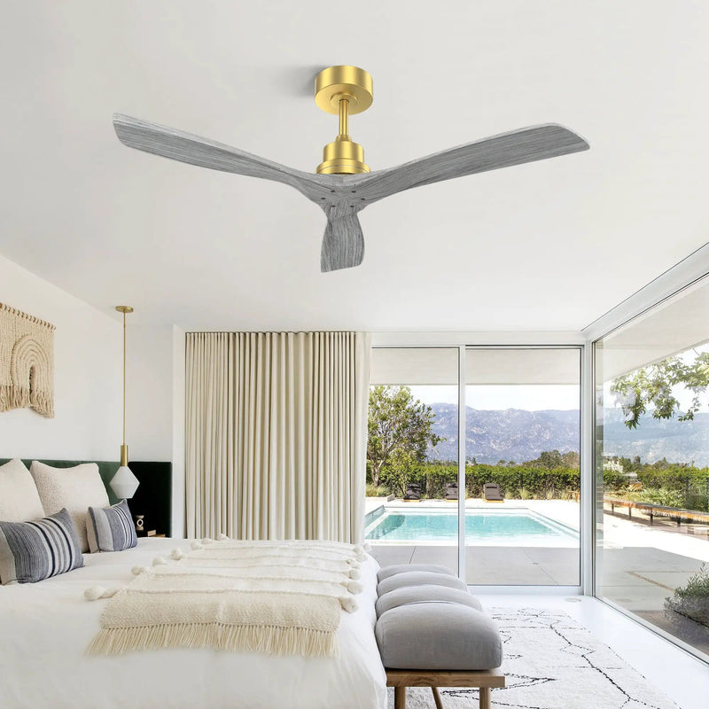 52 Inch Indoor Ceiling Fan Without Light by HouseOfZazla